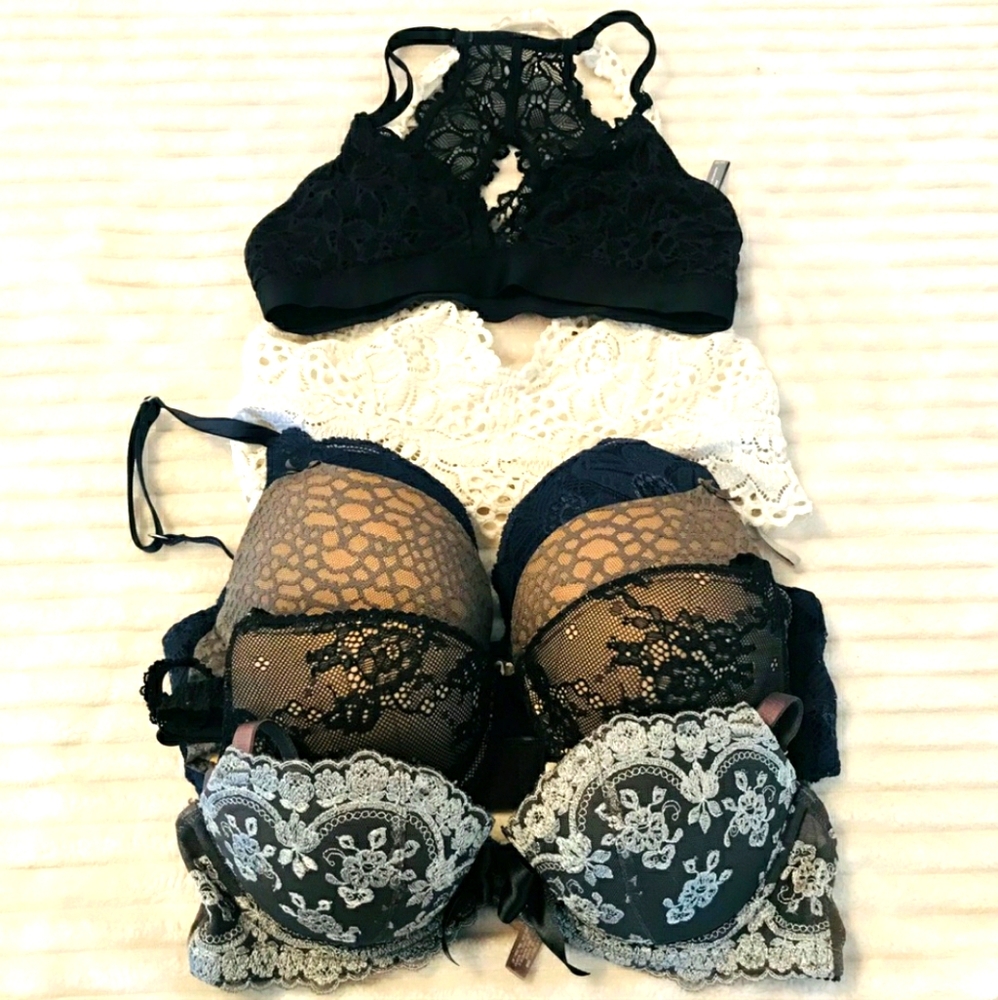 Aerie Push Up Lace Bras Bralette Bustier Bundle